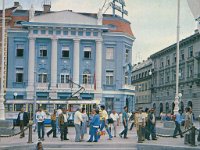 Trg Republike (današnji Trg bana Jelačića), oko 1987. godine, Manduševac